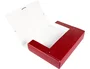 Liderpapel Carpeta para proyectos Folio roja lomo 50mm