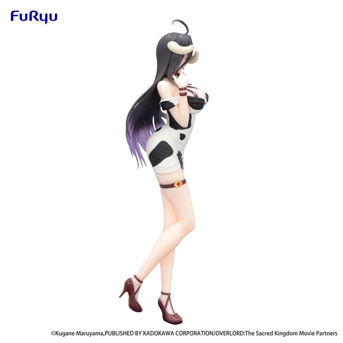Overlord Estatua PVC Trio-Try-iT Albedo Mini Dress Cow Pattern Ver. 21 cm