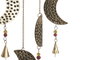 DKD Home Decor Decoración Colgante Hierro Lunas Dorado