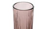 DKD Home Decor Set de 6 Copas de Cristal Rayado Rosa 160ml