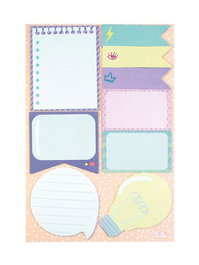 FINOCAM Set de Notas Engomadas Trendy Talkual de 90 Unidades