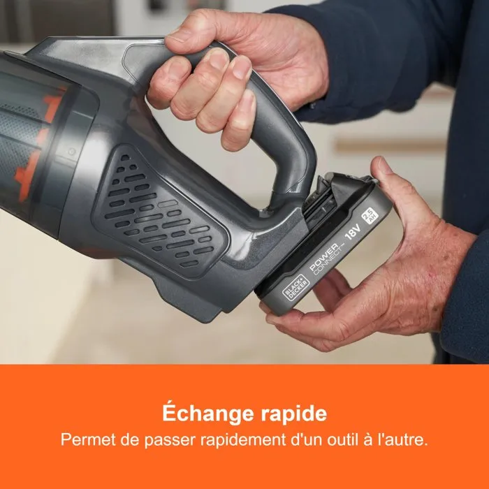 Black + Decker Batería de 18 V y 2,5 Ah BDL2518S-XJ con índice de carga