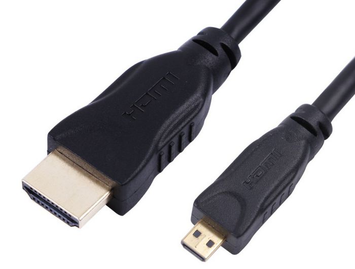 MicroConnect Cable HDMI 2.0 de Alta Velocidad de HDMI estándar a Micro HDMI con ethernet, 1m MicroConnect Cable HDMI 2.0 de Alta Velocidad de HDMI estándar a Micro HDMI con ethernet, 1m