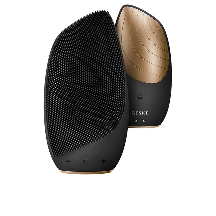 Geske SmartAppGuided Cepillo Facial Sónico 6 en 1 con Aplicación Guiada por IA para Limpieza Profunda y Lifting, Negro, 1 unidad