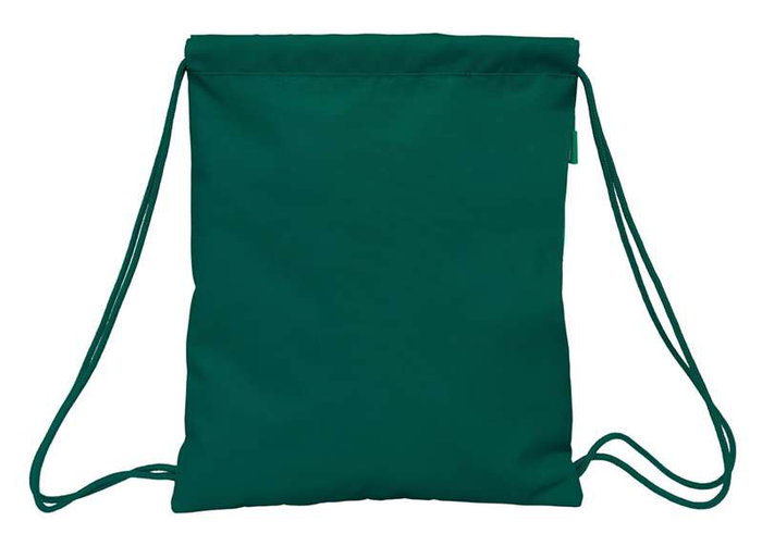 Safta Saco Deportivo Cremallera Real Betis Balompie Resistente al Agua 35x40x1 cm