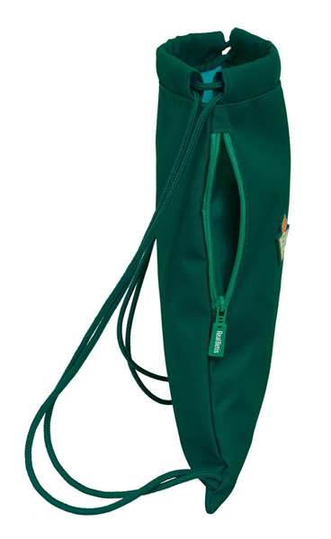 Safta Saco Deportivo Cremallera Real Betis Balompie Resistente al Agua 35x40x1 cm