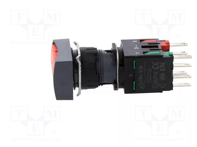 SCHNEIDER ELECTRIC Interruptor de presión Harmony XB6 16mm rojo