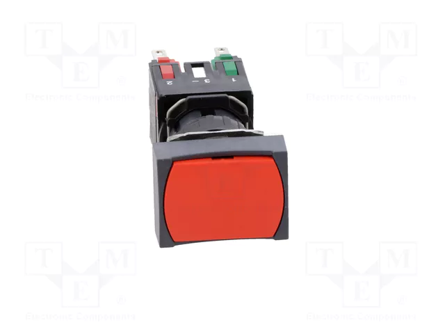 SCHNEIDER ELECTRIC Interruptor de presión Harmony XB6 16mm rojo