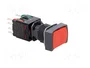 SCHNEIDER ELECTRIC Interruptor de presión Harmony XB6 16mm rojo