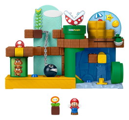 Mattel My Mario Little People Set de Juego Aventura de Mario