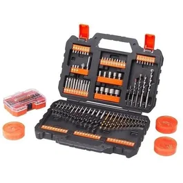 Black + Decker Juego de taladro/destornillador A7238-XJ de 304 piezas