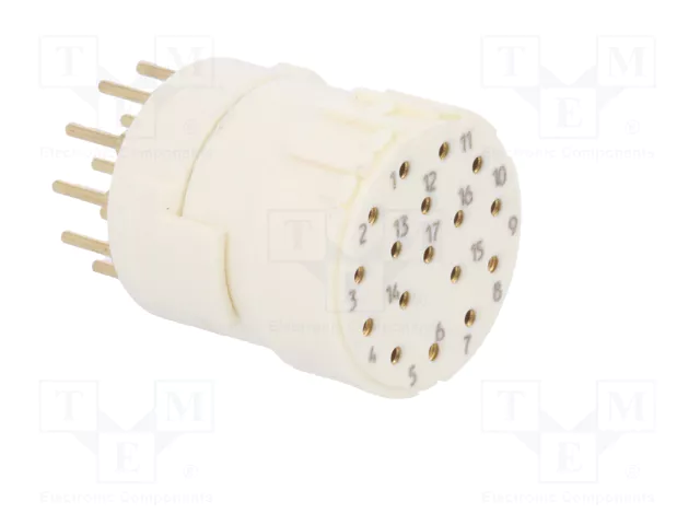 HARTING Conector M23 Signal hembra de 17 pines para uso industrial HARTING Conector M23 Signal hembra de 17 pines para uso industrial