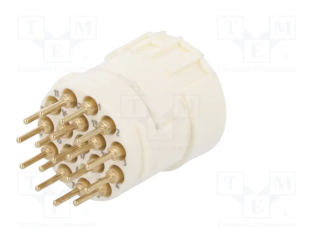 HARTING Conector M23 Signal hembra de 17 pines para uso industrial HARTING Conector M23 Signal hembra de 17 pines para uso industrial