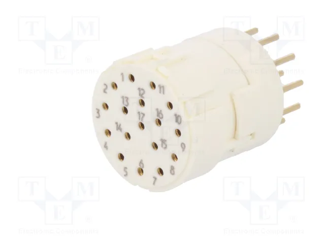 HARTING Conector M23 Signal hembra de 17 pines para uso industrial HARTING Conector M23 Signal hembra de 17 pines para uso industrial