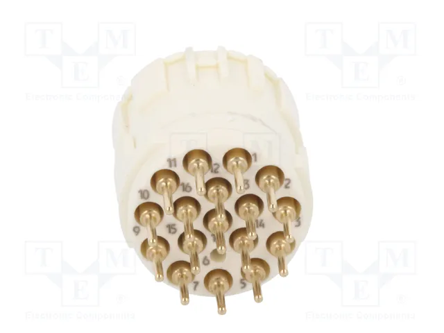 HARTING Conector M23 Signal hembra de 17 pines para uso industrial HARTING Conector M23 Signal hembra de 17 pines para uso industrial