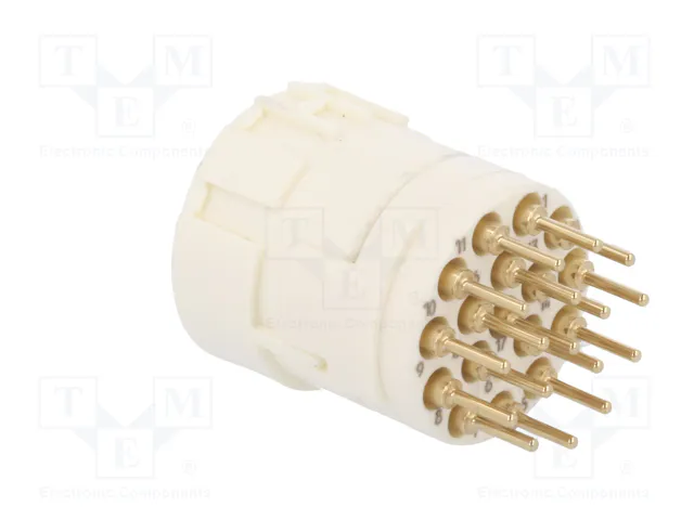 HARTING Conector M23 Signal hembra de 17 pines para uso industrial HARTING Conector M23 Signal hembra de 17 pines para uso industrial