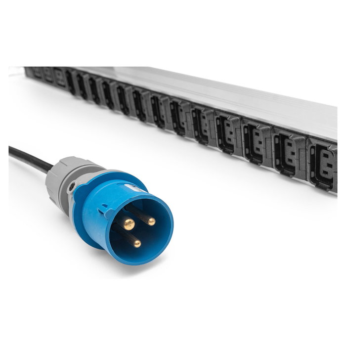 Digitus PDU básica 1 fase 16A, 24 salidas C13 y 3 salidas C19, 250V, cable 3m, color negro Digitus PDU básica 1 fase 16A, 24 salidas C13 y 3 salidas C19, 250V, cable 3m, color negro