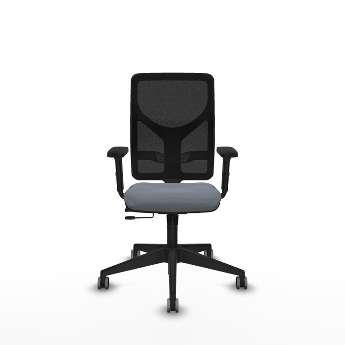 PIQUERAS Y CRESPO Silla de oficina Motilla Gris y Negro PIQUERAS Y CRESPO Silla de oficina Motilla Gris y Negro