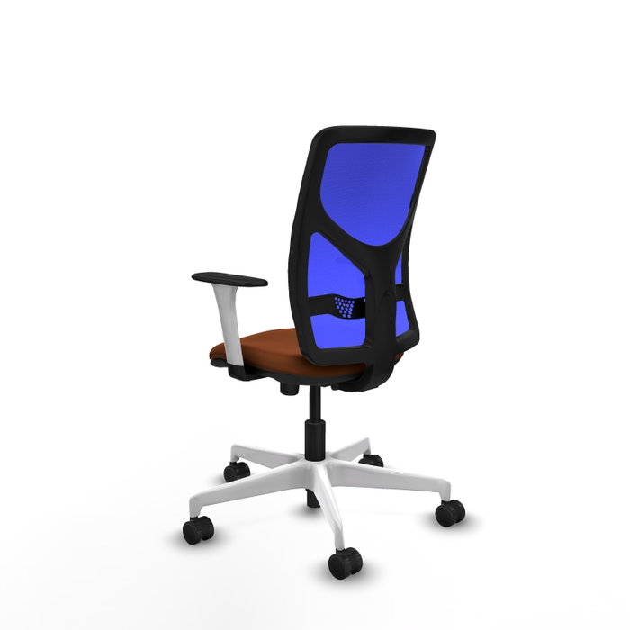 PIQUERAS Y CRESPO Silla de oficina Motilla con mecanismo Sincro, Azul y Marrón PIQUERAS Y CRESPO Silla de oficina Motilla con mecanismo Sincro, Azul y Marrón