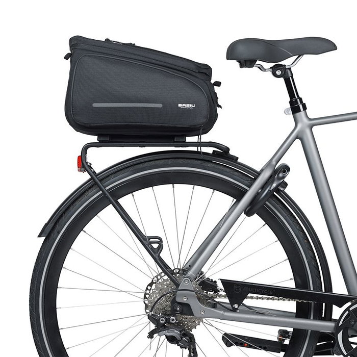 Basil Alforja Move Bolsa Portabultos Trasera MIK 2.0 26L Poliéster Reciclado Hidrófugo Basil Alforja Move Bolsa Portabultos Trasera MIK 2.0 26L Poliéster Reciclado Hidrófugo
