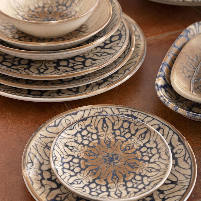 Bol para Aperitivos Bidasoa Deneb Hydrozero Marrón Cerámica (6 Unidades)