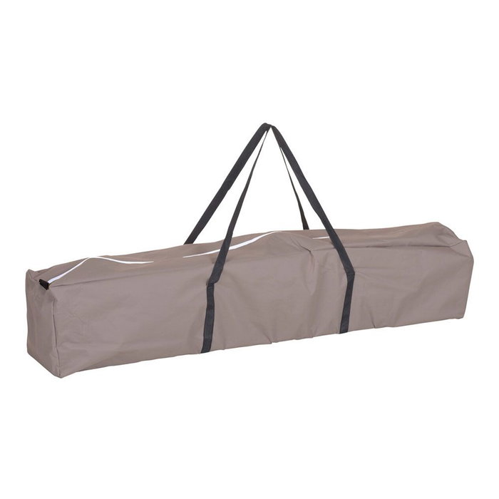 Ambiance 2017dhx-014 Carpa plegable 3 x 3 x 2,45 m Gris Acero Poliester 150 g/m² con bolsa de transporte