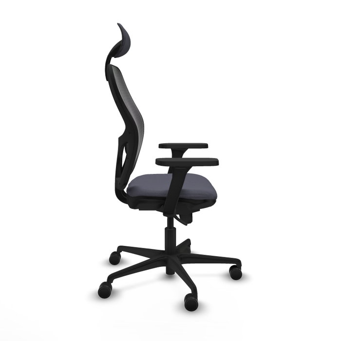 PIQUERAS Y CRESPO Silla de oficina Jorquera con mecanismo Sincro, brazos 3D y cabecero fijo PIQUERAS Y CRESPO Silla de oficina Jorquera con mecanismo Sincro, brazos 3D y cabecero fijo