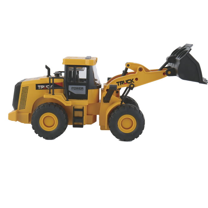 Tachan Retroexcavadora de Juguete con Luz y Sonido, Pala Funcional, Escala 1:16, Impulsada por Fricción, +3 Años Tachan Retroexcavadora de Juguete con Luz y Sonido, Pala Funcional, Escala 1:16, Impulsada por Fricción, +3 Años