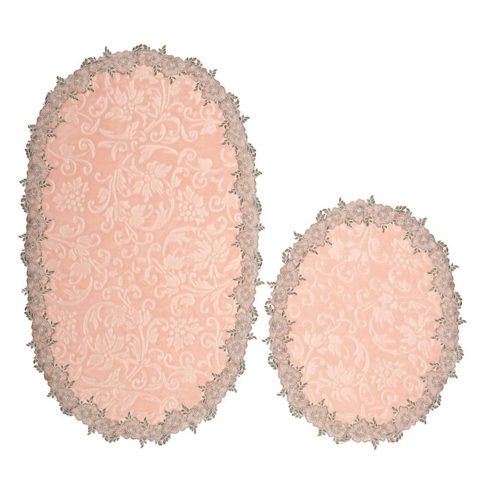 Mijölnir E4 485 Juego de Alfombrillas de Baño de Lujo 2 Piezas 100% Poliéster Suaves Absorbentes Antideslizantes Antibacterianas Color Polvo Lavables a Máquina 55x65 cm y 65x115 cm Mijölnir E4 485 Juego de Alfombrillas de Baño de Lujo 2 Piezas 100% Poliéster Suaves Absorbentes Antideslizantes Antibacterianas Color Polvo Lavables a Máquina 55x65 cm y 65x115 cm