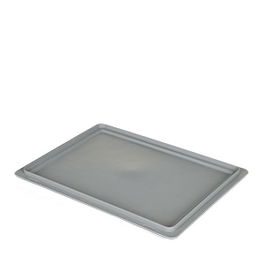 OSONA INDUSTRIAL PLASTIC Contenedor con Tapa EUROPA 40x30 cm - Cubeta para Almacenaje y Transporte