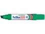 Artline Rotulador Permanente 100 Verde Punta Biselada Trazo 7.5-12mm