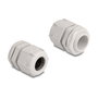 DeLOCK Prensa cables M25, 10 unidades, Gris