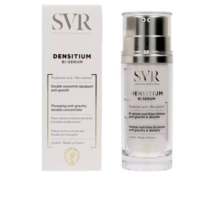 SVR DENSITIUM bi-serum 30 ml - Sérum Facial Antiarrugas y Antiedad con Ácido Hialurónico y Bio-Calcio, Tratamiento de Doble Acción para Piel Luminosa