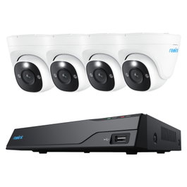 Reolink NVS8-8MD4 Kit de videovigilancia PoE con 4 cámaras de 8 MP