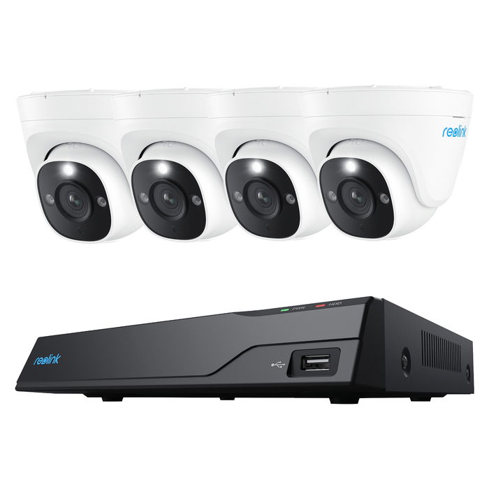 Reolink NVS8-8MD4 Sistema NVR PoE con 4 Cámaras 8MP Interior/Exterior Visión Nocturna 30m Reolink NVS8-8MD4 Sistema NVR PoE con 4 Cámaras 8MP Interior/Exterior Visión Nocturna 30m