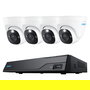 Reolink NVS8-8MD4 Sistema NVR PoE con 4 Cámaras 8MP Interior/Exterior Visión Nocturna 30m