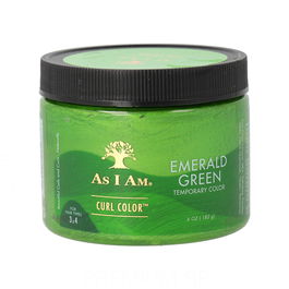 As I Am Tinte Color Temporal para Rizos Emerald Green 182 g