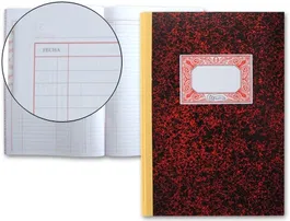 Miquelrius 3016 Libro de Cuentas Corrientes Folio 100 Hojas Cartone 70g