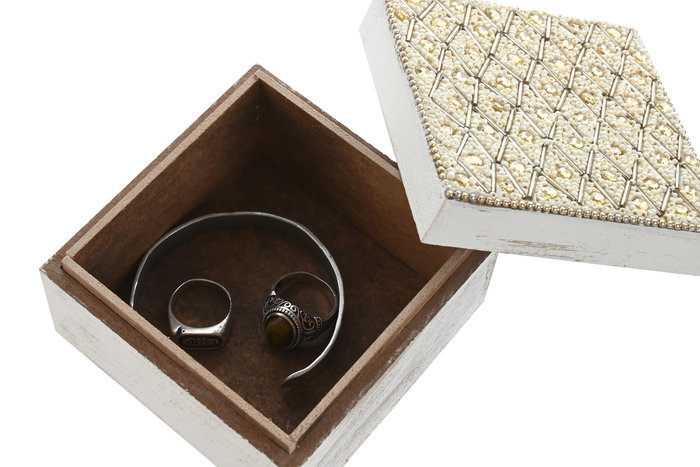 DKD Home Decor Joyero Indio Rosa Lila Set de 2 Piezas Materiales: Mango, Acrilico Dimensiones: 10 x 6.6 x 10 cm Surtido Multicolor (6 Unidades)