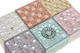 DKD Home Decor Joyero Indio Rosa Lila Set de 2 Piezas Materiales: Mango, Acrilico Dimensiones: 10 x 6.6 x 10 cm Surtido Multicolor (6 Unidades)