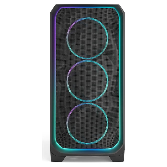 Fractal Design Meshify 3 XL Caja PC Gaming Negra con RGB y Cristal Templado TG Light Tint