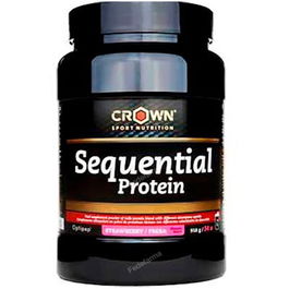 CROWN SPORT NUTRITION Recuperador Nocturno Sequential Protein Fresa 918G