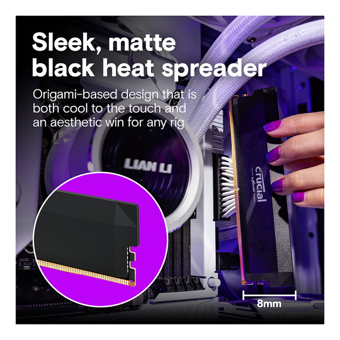 Crucial CP2K32G60C40U5B Kit de Memoria RAM DDR5 64GB (2x32GB) 6000MHz UDIMM CL40 con Disipador Crucial CP2K32G60C40U5B Kit de Memoria RAM DDR5 64GB (2x32GB) 6000MHz UDIMM CL40 con Disipador