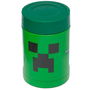 PUCKATOR Fiambrera Portátil Termo Creeper Minecraft 500ml, Acero Inoxidable, Doble Pared, A Prueba de Fugas