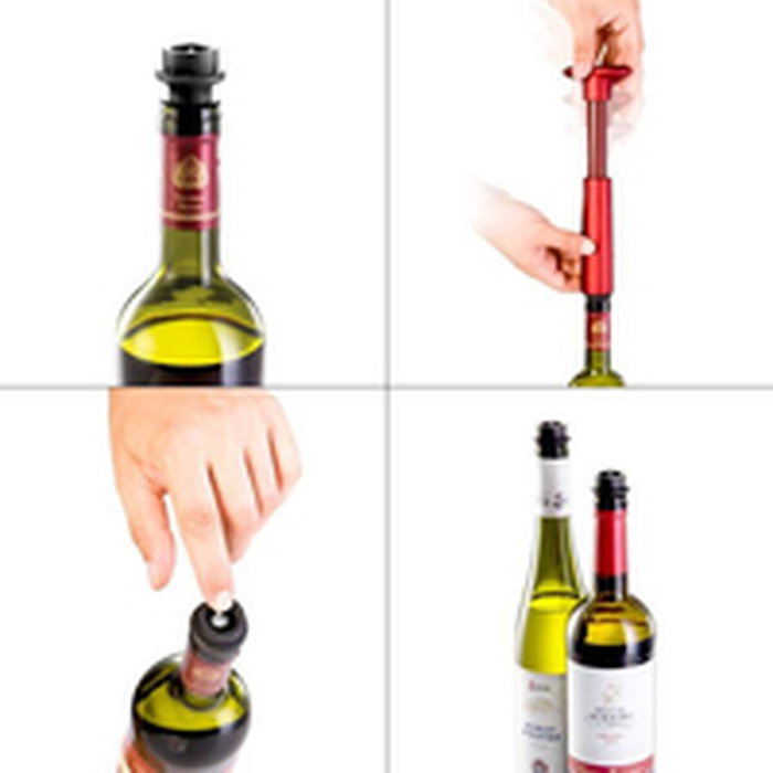 Tescoma Bomba de vacío uno vino + 2 tapones
