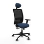 PIQUERAS Y CRESPO Silla de oficina Zulema Azul marino y Negro