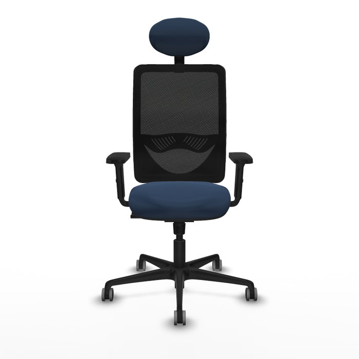 PIQUERAS Y CRESPO Silla de oficina Zulema Azul marino y Negro PIQUERAS Y CRESPO Silla de oficina Zulema Azul marino y Negro