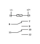 F&F PCU-510-12V Relé de tiempo Analógico DPDT 12V AC/DC