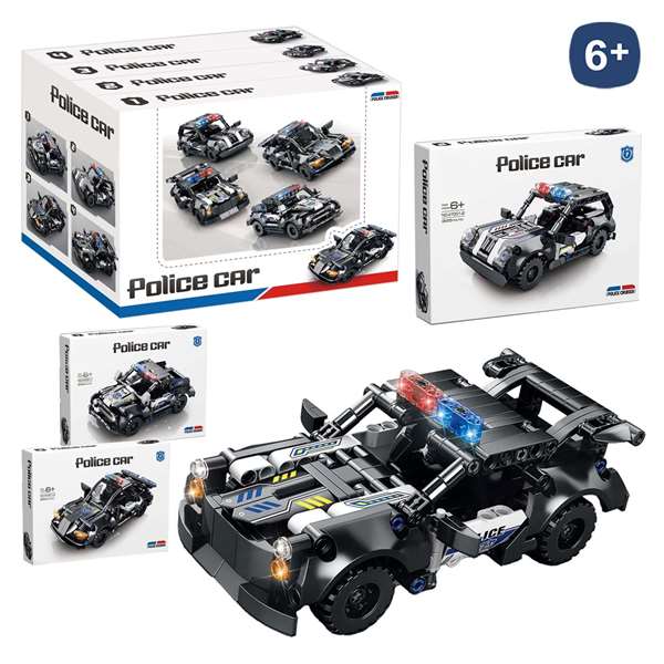 Juinsa Juego de Construcción en Bloques Coche de Policía - Modelos Surtidos