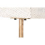 DKD Home Decor Mesa de Centro de Ondas en Madera de Mango y Metal Marrón